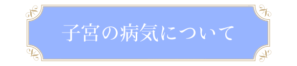 子宮の病気について